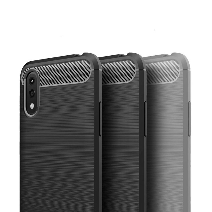  Чохол-накладка Polished Carbon для Samsung Galaxy A01