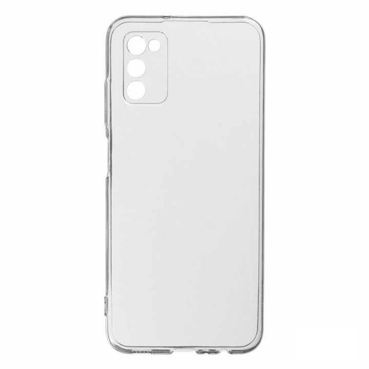 Прозрачный силиконовый чехол накладка Oucase для Samsung Galaxy A03s, Transparent