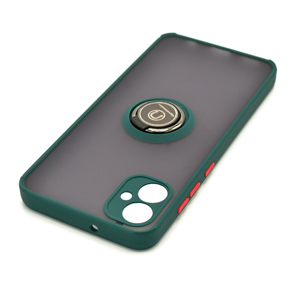 Чохол - накладка TPU Color Matte Ring для Samsung Galaxy A05 зелений