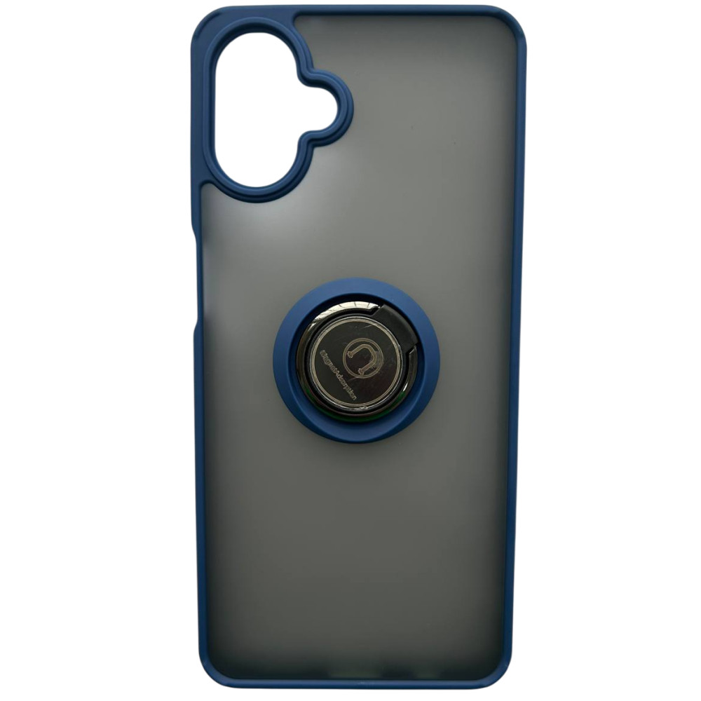Чохол - накладка TPU Color Matte Ring для Samsung Galaxy A07 4G синій