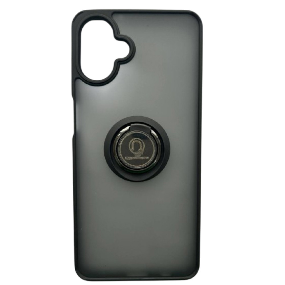 Чохол - накладка TPU Color Matte Ring для Samsung Galaxy A07 4G чорний