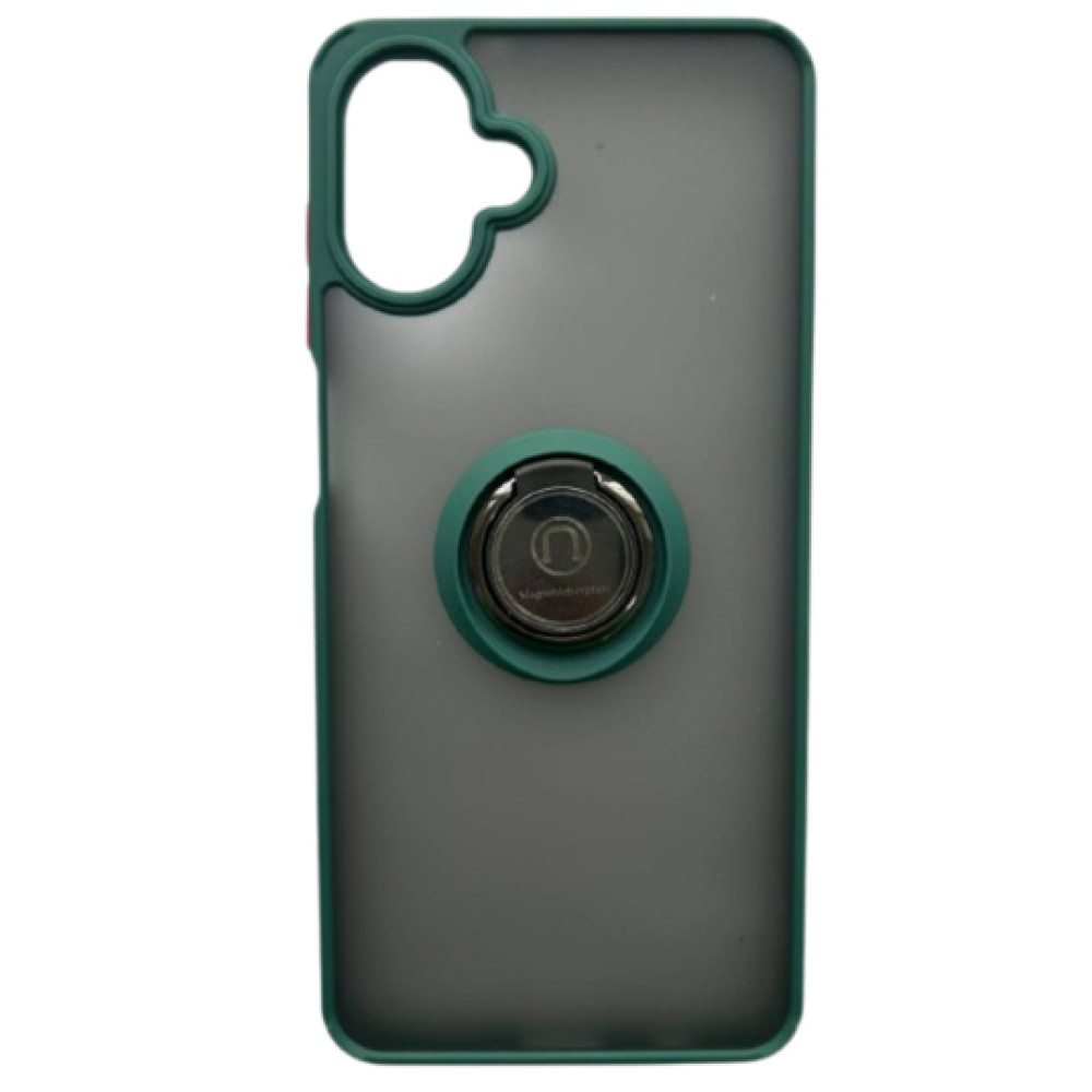 Чохол - накладка TPU Color Matte Ring для Samsung Galaxy A07 4G зелений