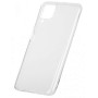 Прозрачный силиконовый чехол накладка Oucase для Samsung Galaxy A12 (A125), Transparent