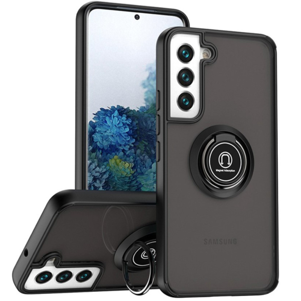 Чохол - накладка TPU Color Matte Ring для Samsung Galaxy A17 5G чорний