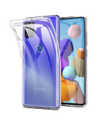 Прозрачный силиконовый чехол Slim Premium для Samsung Galaxy A21s