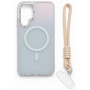 Чехол - накладка Omeve Chameleon для Samsung Galaxy A26 5G  с кольцом MagSafe и шнурком оранжевый