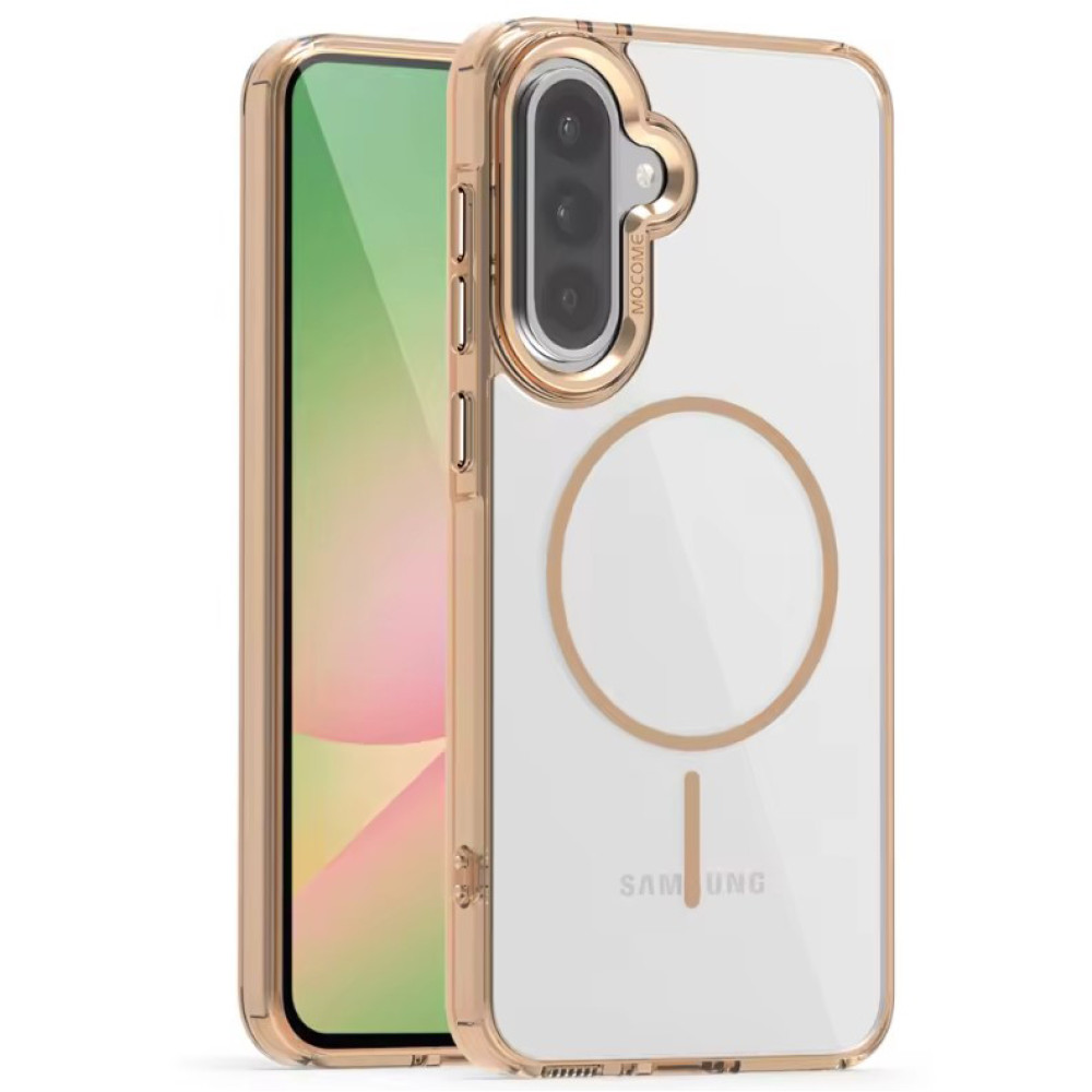 Чехол - накладка WD Color Frame для Samsung Galaxy A36 / A56 5G коричневый