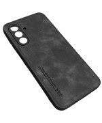 Кожаный чехол - накладка X&E для Samsung Galaxy A56 5G с металлической вставкой