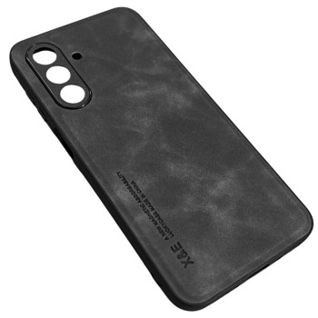 Шкіряний чохол - накладка X&E для Samsung Galaxy A26 5G з металевою вставкою