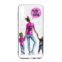 Чохол-накладка Glass Case Girls для Samsung Galaxy A30s