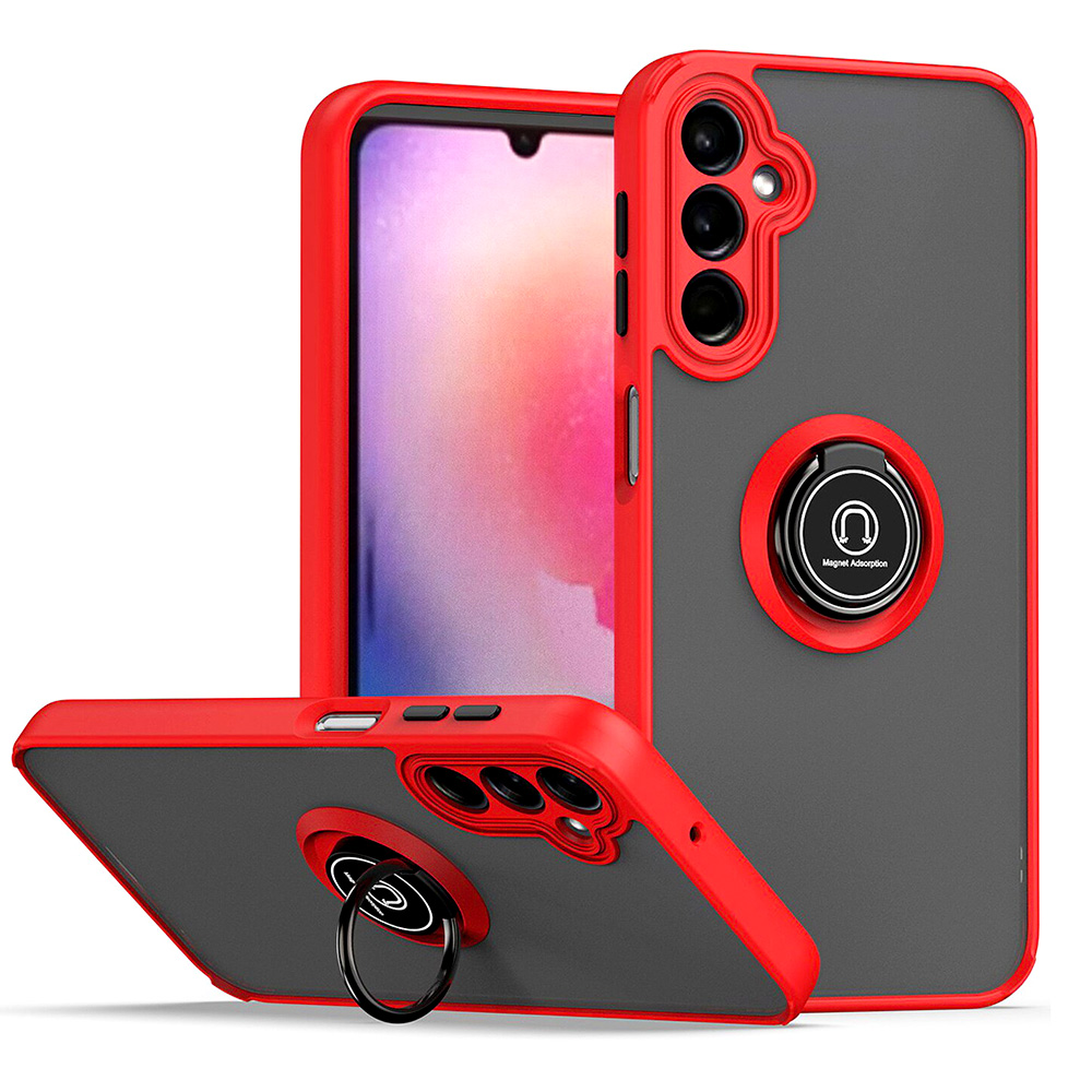 Чохол-накладка TPU Color Matte Ring для Samsung Galaxy A24 4G червоний