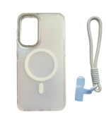 Чехол - накладка Omeve Chameleon для Samsung Galaxy A56 5G с кольцом MagSafe и шнурком