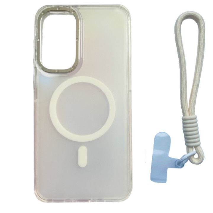 Чохол - накладка Omeve Chameleon для Samsung Galaxy A56 5G з MagSafe кільцем і шнурком