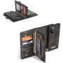 Чехол-кошелек CaseMe Retro Leather для Samsung Galaxy A52 / A52 5G / A52s 5G, Black
