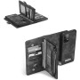 Чехол-кошелек CaseMe Retro Leather для Samsung Galaxy A72, Black
