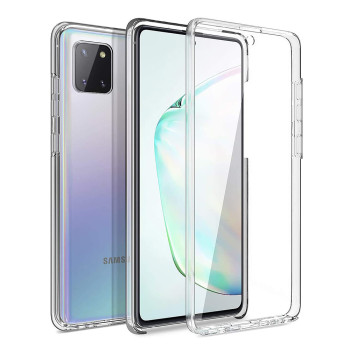 Прозорий силіконовий чохол Slim Premium 360 для Samsung Galaxy Note 10 Lite / A81, Transparent
