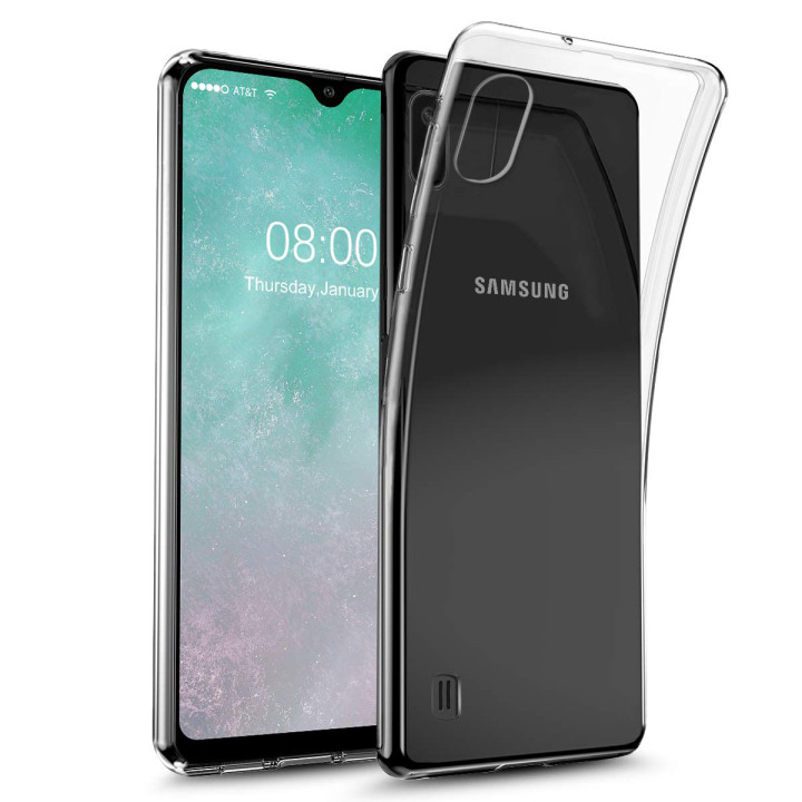 Прозрачный силиконовый чехол-накладка Oucase для Samsung Galaxy A10 (A105)