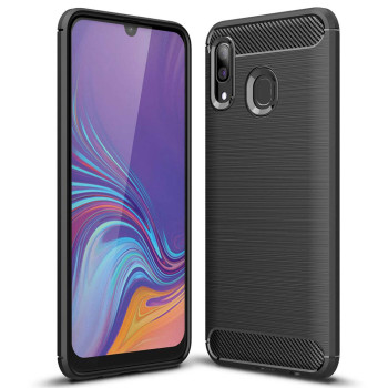 Чехол накладка Polished Carbon для Samsung Galaxy A40 (A405)