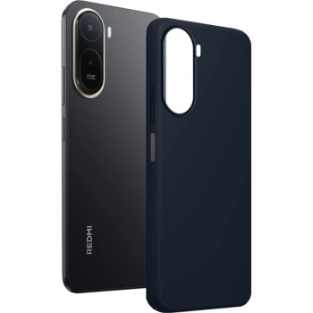 Матовый чехол накладка TPU для Xiaomi Redmi A7 Pro 4G / Poco C85X 5G, Black