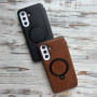 Чохол - книжка WD Leather Shield 360 для Samsung Galaxy A57 5G з магнітним кільцем