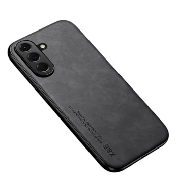 Шкіряний чохол - накладка X&E для Samsung Galaxy A57 5G з металевою вставкою