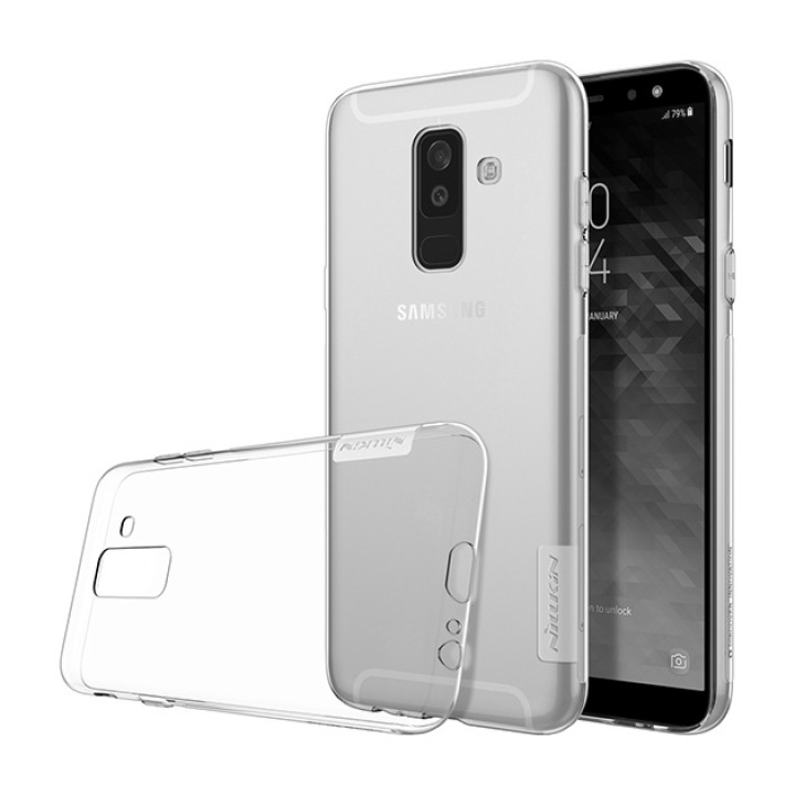 Прозрачный силиконовый чехол Nillkin Nature TPU case для Samsung Galaxy A6 plus 2018