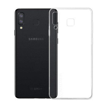 Прозрачный силиконовый чехол Slim Premium для Samsung Galaxy A8 Star (A9 Star)