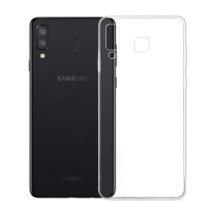 Прозрачный силиконовый чехол Slim Premium для Samsung Galaxy A8 Star (A9 Star)