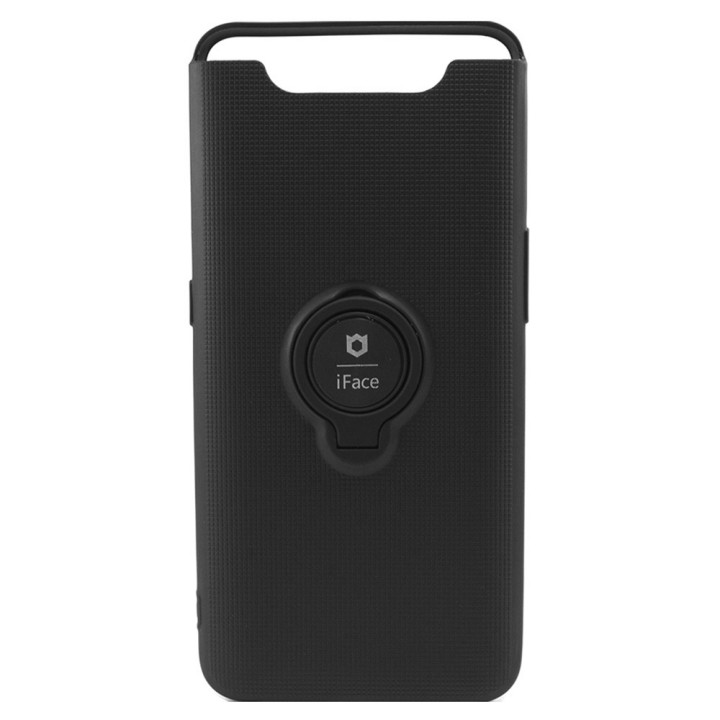 Чехол накладка iFace с кольцом для Samsung Galaxy A80 (A805), Black