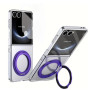 Чохол - накладка JM ice для Samsung Galaxy Flip7 з кольцом і підтримкою бездротової зарядки