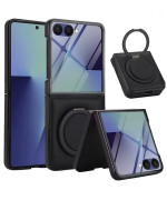 Чехол Leather PU Ring для Samsung Flip7 с поддержкой беспроводной зарядки