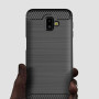 Чохол накладка Polished Carbon для Samsung Galaxy J6 Plus