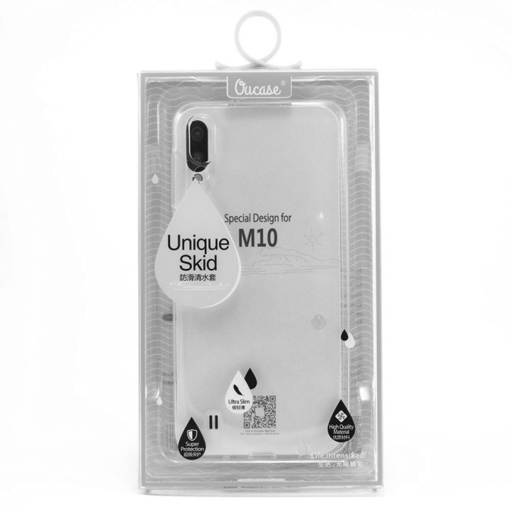 Прозрачный силиконовый чехол-накладка Oucase для Samsung Galaxy M10 (M105)