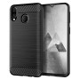 Чехол накладка Polished Carbon для Samsung Galaxy M20
