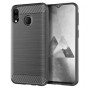 Чехол накладка Polished Carbon для Samsung Galaxy M20