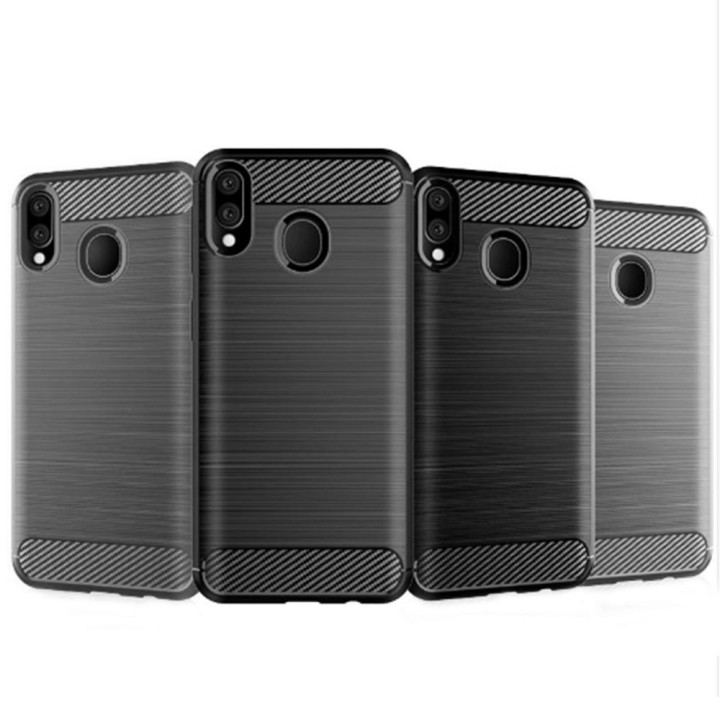 Чехол накладка Polished Carbon для Samsung Galaxy M20