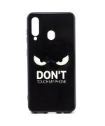 Чохол Glass Case Don't touch my phone для Samsung Galaxy M40 / A60