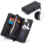 Чехол-кошелек CaseMe Retro Leather для Samsung Galaxy Note 20 Ultra, Black