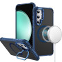 Матовый чехол - накладка Dual Color Camera Stand для Samsung Galaxy S25+