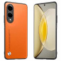 Кожаный чехол CODE Tactile Experience для Samsung Galaxy S25 Edge зелёный
