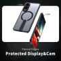 Чехол Color Matte with Metal Stand для Samsung Galaxy S25 Edge с поддержкой беспроводной зарядки и выдвижной подставкой