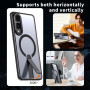 Чехол Color Matte with Metal Stand для Samsung Galaxy S25 Edge с поддержкой беспроводной зарядки и выдвижной подставкой