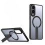 Чехол Color Matte with Metal Stand для Samsung Galaxy S25 Edge с поддержкой беспроводной зарядки и выдвижной подставкой