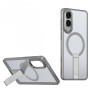 Чехол Color Matte with Metal Stand для Samsung Galaxy S25 Edge с поддержкой беспроводной зарядки и выдвижной подставкой