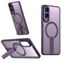 Чехол Color Matte with Metal Stand для Samsung Galaxy S25 Edge с поддержкой беспроводной зарядки и выдвижной подставкой
