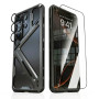 Чохол Metal Bamper Luphie Design для Samsung Galaxy S25 Ultra / CD Pattern на камеру / захисна плівка Ceramics Full Coverage