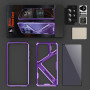 Чохол Metal Bamper Luphie Design для Samsung Galaxy S25 Ultra / CD Pattern на камеру / захисна плівка Ceramics Full Coverage