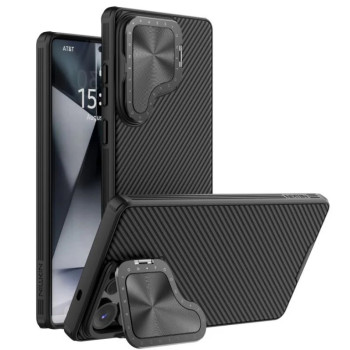Чехол Nillkin CamShield Prop для Samsung Galaxy S25 Ultra с металлическим кольцом для беспроводной зарядки