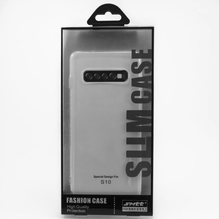 Защитный чехол SMTT Simeitu для Samsung Galaxy S10 (ПРОЗРАЧНЫЙ)