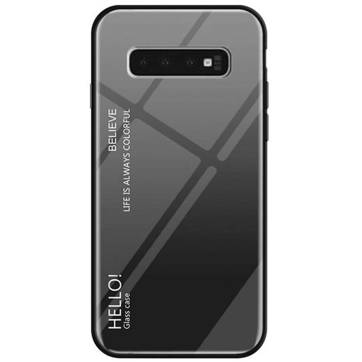 Чехол-накладка Gradient HELLO для Samsung Galaxy S10 Plus